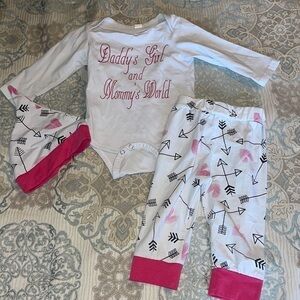 Cute 3 piece baby set